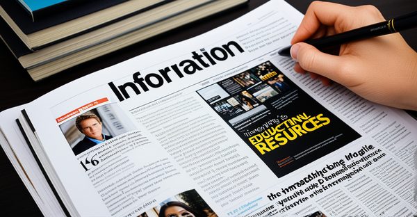 Magazine d'information : tout savoir sur les ressources éducatives et bien plus